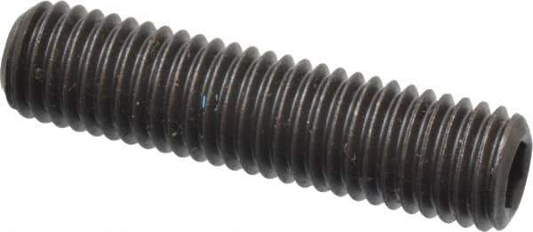 Value Collection - M12x1.75 Metric Coarse, 50mm OAL, Cup Point Set Screw - Grade 14.9 (45H) Alloy Steel, 6mm Key - Apex Tool & Supply