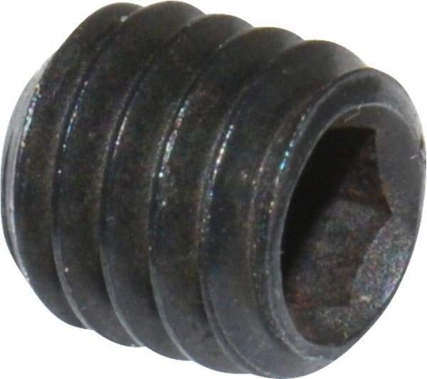 Value Collection - M3x0.50, 3mm OAL, Flat Point Set Screw - Grade 14.9 (45H) Alloy Steel, 1.5mm Key - Apex Tool & Supply