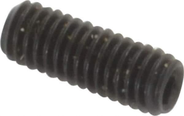 Value Collection - M3x0.50, 8mm OAL, Flat Point Set Screw - Grade 14.9 (45H) Alloy Steel, 1.5mm Key - Apex Tool & Supply