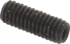 Value Collection - M3x0.50, 8mm OAL, Flat Point Set Screw - Grade 14.9 (45H) Alloy Steel, 1.5mm Key - Apex Tool & Supply