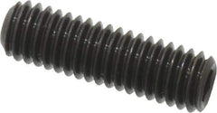 Value Collection - M3x0.50, 10mm OAL, Flat Point Set Screw - Grade 14.9 (45H) Alloy Steel, 1.5mm Key - Apex Tool & Supply