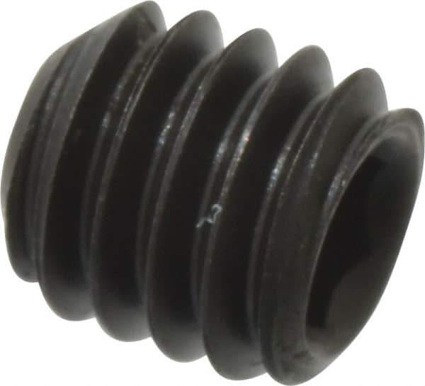 Value Collection - M4x0.70, 4mm OAL, Flat Point Set Screw - Grade 14.9 (45H) Alloy Steel, 2mm Key - Apex Tool & Supply
