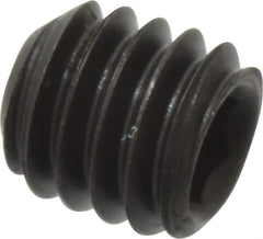Value Collection - M4x0.70, 4mm OAL, Flat Point Set Screw - Grade 14.9 (45H) Alloy Steel, 2mm Key - Apex Tool & Supply