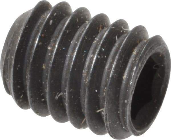 Value Collection - M4x0.70, 5mm OAL, Flat Point Set Screw - Grade 14.9 (45H) Alloy Steel, 2mm Key - Apex Tool & Supply