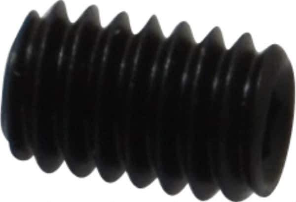 Value Collection - M4x0.70, 6mm OAL, Flat Point Set Screw - Grade 14.9 (45H) Alloy Steel, 2mm Key - Apex Tool & Supply