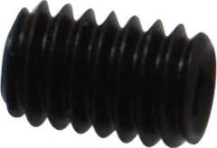 Value Collection - M4x0.70, 6mm OAL, Flat Point Set Screw - Grade 14.9 (45H) Alloy Steel, 2mm Key - Apex Tool & Supply