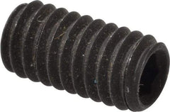 Value Collection - M4x0.70, 8mm OAL, Flat Point Set Screw - Grade 14.9 (45H) Alloy Steel, 2mm Key - Apex Tool & Supply