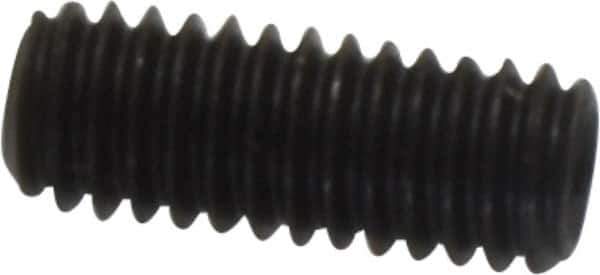 Value Collection - M4x0.70, 10mm OAL, Flat Point Set Screw - Grade 14.9 (45H) Alloy Steel, 2mm Key - Apex Tool & Supply