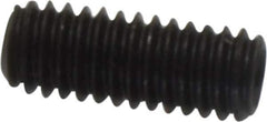 Value Collection - M4x0.70, 10mm OAL, Flat Point Set Screw - Grade 14.9 (45H) Alloy Steel, 2mm Key - Apex Tool & Supply