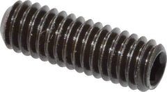 Value Collection - M4x0.70, 12mm OAL, Flat Point Set Screw - Grade 14.9 (45H) Alloy Steel, 2mm Key - Apex Tool & Supply