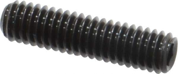 Value Collection - M4x0.70, 16mm OAL, Flat Point Set Screw - Grade 14.9 (45H) Alloy Steel, 2mm Key - Apex Tool & Supply
