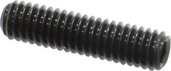 Value Collection - M4x0.70, 16mm OAL, Flat Point Set Screw - Grade 14.9 (45H) Alloy Steel, 2mm Key - Apex Tool & Supply