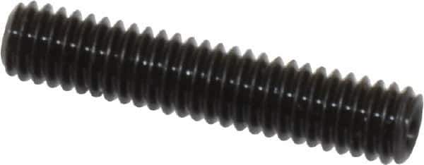 Value Collection - M4x0.70, 20mm OAL, Flat Point Set Screw - Grade 14.9 (45H) Alloy Steel, 2mm Key - Apex Tool & Supply
