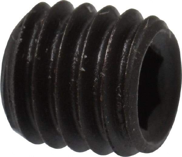Value Collection - M5x0.80, 5mm OAL, Flat Point Set Screw - Grade 14.9 (45H) Alloy Steel, 2.5mm Key - Apex Tool & Supply