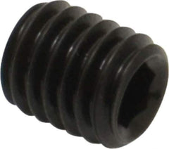 Value Collection - M5x0.80, 6mm OAL, Flat Point Set Screw - Grade 14.9 (45H) Alloy Steel, 2.5mm Key - Apex Tool & Supply