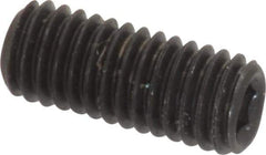 Value Collection - M5x0.80, 12mm OAL, Flat Point Set Screw - Grade 14.9 (45H) Alloy Steel, 2.5mm Key - Apex Tool & Supply