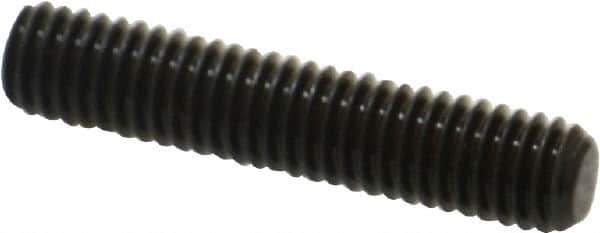 Value Collection - M6x1.00, 30mm OAL, Flat Point Set Screw - Grade 14.9 (45H) Alloy Steel, 3mm Key - Apex Tool & Supply