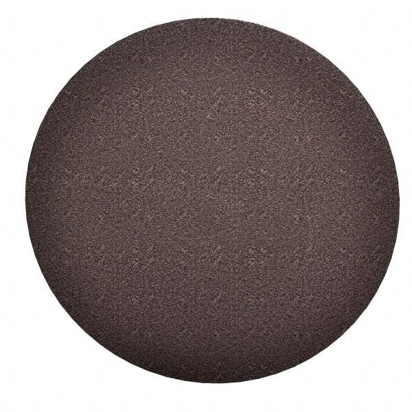 Norton - 12" Diam, 240 Grit Aluminum Oxide Adhesive PSA Disc - Very Fine Grade, Brown, Cloth Backing, Flexible - Apex Tool & Supply