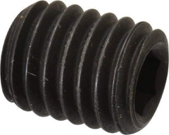 Value Collection - M8x1.25, 10mm OAL, Flat Point Set Screw - Grade 14.9 (45H) Alloy Steel, 4mm Key - Apex Tool & Supply
