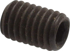 Value Collection - M8x1.25, 12mm OAL, Flat Point Set Screw - Grade 14.9 (45H) Alloy Steel, 4mm Key - Apex Tool & Supply
