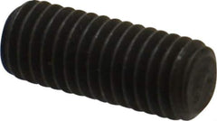 Value Collection - M8x1.25, 20mm OAL, Flat Point Set Screw - Grade 14.9 (45H) Alloy Steel, 4mm Key - Apex Tool & Supply