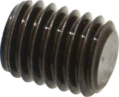 Value Collection - M10x1.50, 12mm OAL, Flat Point Set Screw - Grade 14.9 (45H) Alloy Steel, 5mm Key - Apex Tool & Supply