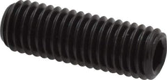 Value Collection - M10x1.50, 30mm OAL, Flat Point Set Screw - Grade 14.9 (45H) Alloy Steel, 5mm Key - Apex Tool & Supply