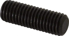 Value Collection - M12x1.75, 35mm OAL, Flat Point Set Screw - Grade 14.9 (45H) Alloy Steel, 6mm Key - Apex Tool & Supply