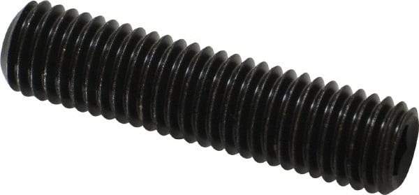 Value Collection - M12x1.75, 50mm OAL, Flat Point Set Screw - Grade 14.9 (45H) Alloy Steel, 6mm Key - Apex Tool & Supply