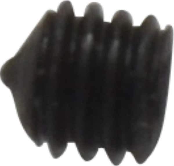 Value Collection - M3x0.50, 3mm OAL, Cone Point Set Screw - Grade 14.9 (45H) Alloy Steel, 1.5mm Key - Apex Tool & Supply