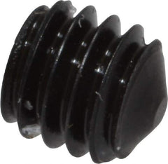 Value Collection - M4x0.70, 4mm OAL, Cone Point Set Screw - Grade 14.9 (45H) Alloy Steel, 2mm Key - Apex Tool & Supply