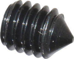 Value Collection - M4x0.70, 5mm OAL, Cone Point Set Screw - Grade 14.9 (45H) Alloy Steel, 2mm Key - Apex Tool & Supply