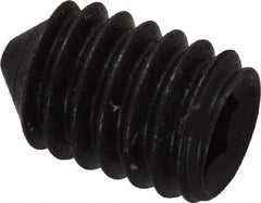 Value Collection - M4x0.70, 6mm OAL, Cone Point Set Screw - Grade 14.9 (45H) Alloy Steel, 2mm Key - Apex Tool & Supply