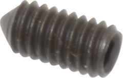 Value Collection - M4x0.70, 8mm OAL, Cone Point Set Screw - Grade 14.9 (45H) Alloy Steel, 2mm Key - Apex Tool & Supply