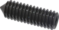 Value Collection - M4x0.70, 12mm OAL, Cone Point Set Screw - Grade 14.9 (45H) Alloy Steel, 2mm Key - Apex Tool & Supply