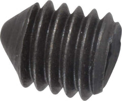 Value Collection - M5x0.80, 6mm OAL, Cone Point Set Screw - Grade 14.9 (45H) Alloy Steel, 2.5mm Key - Apex Tool & Supply