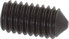 Value Collection - M6x1.00, 12mm OAL, Cone Point Set Screw - Grade 14.9 (45H) Alloy Steel, 3mm Key - Apex Tool & Supply