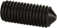 Value Collection - M12x1.75, 30mm OAL, Cone Point Set Screw - Grade 14.9 (45H) Alloy Steel, 6mm Key - Apex Tool & Supply