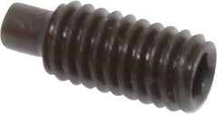 Value Collection - M4x0.70, 10mm OAL, Dog Point Set Screw - Grade 14.9 (45H) Alloy Steel, 2mm Key - Apex Tool & Supply
