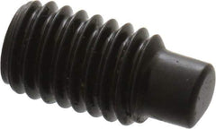 Value Collection - M5x0.80, 10mm OAL, Dog Point Set Screw - Grade 14.9 (45H) Alloy Steel, 2.5mm Key - Apex Tool & Supply
