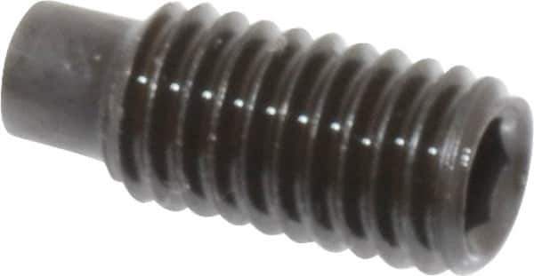 Value Collection - M5x0.80, 12mm OAL, Dog Point Set Screw - Grade 14.9 (45H) Alloy Steel, 2.5mm Key - Apex Tool & Supply