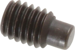 Value Collection - M6x1.00, 10mm OAL, Dog Point Set Screw - Grade 14.9 (45H) Alloy Steel, 3mm Key - Apex Tool & Supply