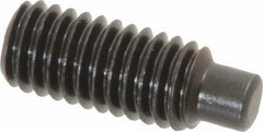 Value Collection - M6x1.00, 16mm OAL, Dog Point Set Screw - Grade 14.9 (45H) Alloy Steel, 3mm Key - Apex Tool & Supply