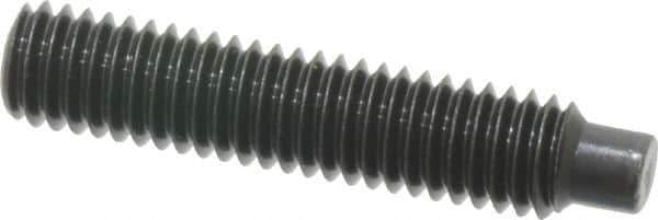 Value Collection - M6x1.00, 30mm OAL, Dog Point Set Screw - Grade 14.9 (45H) Alloy Steel, 3mm Key - Apex Tool & Supply