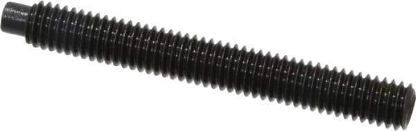 Value Collection - M6x1.00, 50mm OAL, Dog Point Set Screw - Grade 14.9 (45H) Alloy Steel, 3mm Key - Apex Tool & Supply