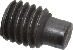 Value Collection - M8x1.25, 12mm OAL, Dog Point Set Screw - Grade 14.9 (45H) Alloy Steel, 4mm Key - Apex Tool & Supply