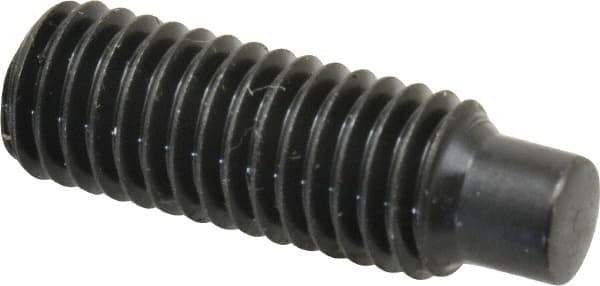 Value Collection - M8x1.25, 25mm OAL, Dog Point Set Screw - Grade 14.9 (45H) Alloy Steel, 4mm Key - Apex Tool & Supply