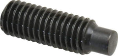 Value Collection - M8x1.25, 25mm OAL, Dog Point Set Screw - Grade 14.9 (45H) Alloy Steel, 4mm Key - Apex Tool & Supply
