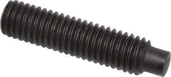 Value Collection - M8x1.25, 35mm OAL, Dog Point Set Screw - Grade 14.9 (45H) Alloy Steel, 4mm Key - Apex Tool & Supply