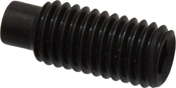 Value Collection - M10x1.50, 25mm OAL, Dog Point Set Screw - Grade 14.9 (45H) Alloy Steel, 5mm Key - Apex Tool & Supply